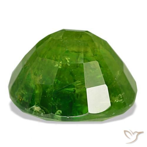 Mali Garnet Gemstone in 14.7 x 12.8 mm Size for Sale, Mali Garnet Stone in Lively Green Color