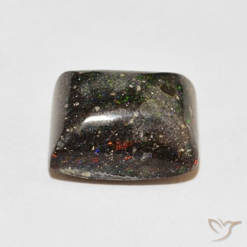 Matrix Opal Gemstone in 14 x 12 mm (calibrated) Size for Sale, Matrix Opal Stone in Multicolor Color
