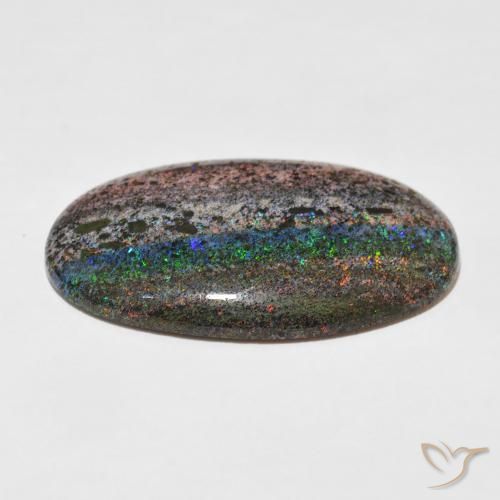 Matrix Opal Gemstone in 41.9 x 24 mm Size for Sale, Matrix Opal Stone in Multicolor Color