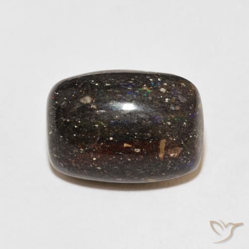 6.86ct Natural Multicolor Matrix Opal, Cushion, Opaque