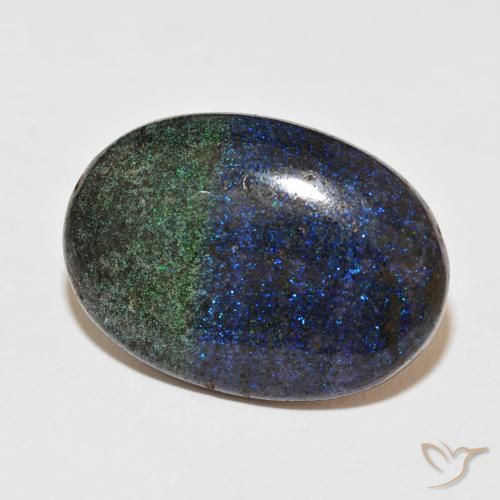 27.00 ct Multicolor Matrix Opal Stone, Natural Matrix Opal in Oval Cabochon Shape for Sale