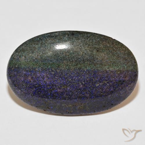 52.40 ct Multicolor Matrix Opal Gemstone, Matrix Opal Gem in Oval Cabochon Shape for Sale.