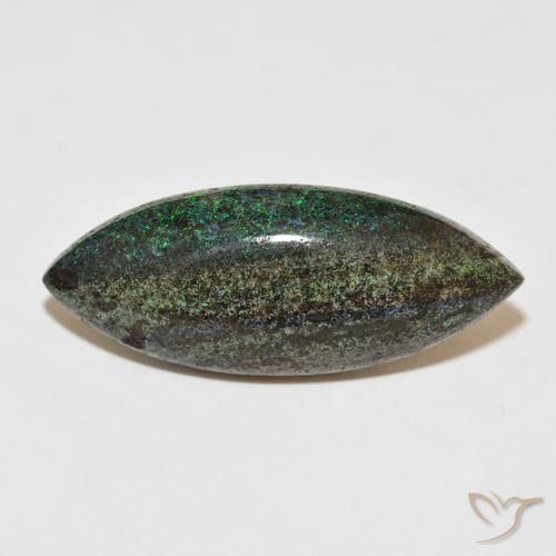 17.31ct Natural Multicolor Matrix Opal, Marquise, Opaque