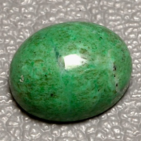 3.25 ct Green Maw-Sit-Sit Gemstone, Maw-Sit-Sit Gem in Oval Cabochon Shape for Sale.