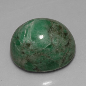 11.79 ct Green Maw-Sit-Sit Gemstone, Maw-Sit-Sit Gem in Oval Cabochon Shape for Sale.
