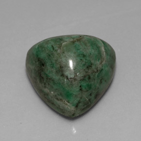 12.52 ct Green Maw-Sit-Sit Gemstone, Maw-Sit-Sit Gem in Trillion Cabochon Shape for Sale.