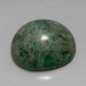 9.84 ct Green Maw-Sit-Sit Gemstone, Maw-Sit-Sit Gem in Oval Cabochon Shape for Sale.