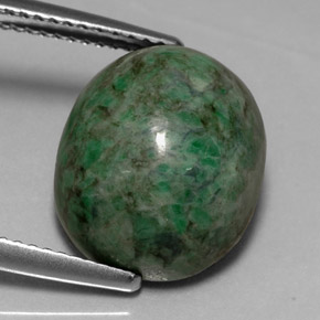 9.84 ct Green Maw-Sit-Sit Stone, Natural Maw-Sit-Sit in Oval Cabochon Shape for Sale