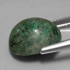 Maw-Sit-Sit Gemstone in 14 x 12 mm (calibrated) Size for Sale, Maw-Sit-Sit Stone in Green Color