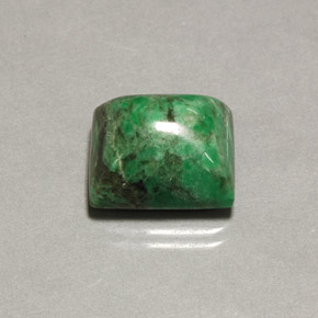 13.48 ct Green Maw-Sit-Sit Gemstone, Maw-Sit-Sit Gem in Baguette Cabochon Shape for Sale.