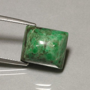 13.48 ct Green Maw-Sit-Sit Stone, Natural Maw-Sit-Sit in Baguette Cabochon Shape for Sale