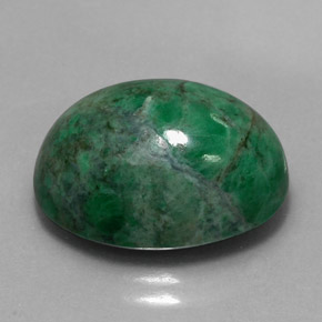 13.90 ct Green Maw-Sit-Sit Stone, Natural Maw-Sit-Sit in Oval Cabochon Shape for Sale