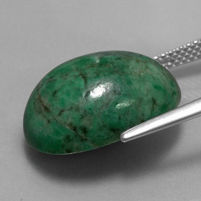 Maw-Sit-Sit Gemstone in 17.3 x 13.1 mm Size for Sale, Maw-Sit-Sit Stone in Green Color