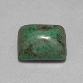 9.99 ct Green Maw-Sit-Sit Gemstone, Maw-Sit-Sit Gem in Baguette Cabochon Shape for Sale.