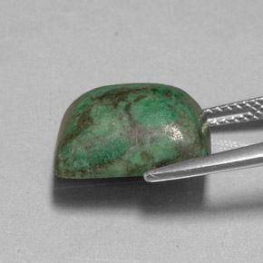 Maw-Sit-Sit Gemstone in 13.7 x 11.6 mm Size for Sale, Maw-Sit-Sit Stone in Green Color