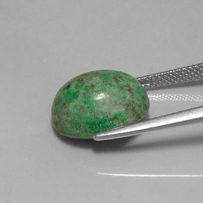 Maw-Sit-Sit Gemstone in 13.8 x 11 mm Size for Sale, Maw-Sit-Sit Stone in Green Color