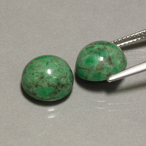 Maw-Sit-Sit Gemstone in 10 mm (calibrated) Size for Sale, Maw-Sit-Sit Stone in Green Color