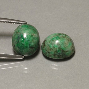 12.85 ct Green Maw-Sit-Sit Stone, Natural Maw-Sit-Sit in Oval Cabochon Shape for Sale