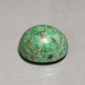 8.41 ct Green Maw-Sit-Sit Gemstone, Maw-Sit-Sit Gem in Oval Cabochon Shape for Sale.