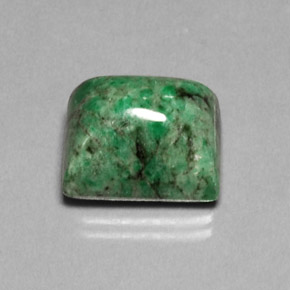 Maw-Sit-Sit Gemstone in 14.6 x 11.8 mm Size for Sale, Maw-Sit-Sit Stone in Green Color