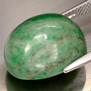 Maw-Sit-Sit Gemstone in 15.6 x 13.1 mm Size for Sale, Maw-Sit-Sit Stone in Green Color