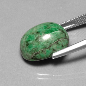 Maw-Sit-Sit Gemstone in 15.8 x 12.7 mm Size for Sale, Maw-Sit-Sit Stone in Green Color