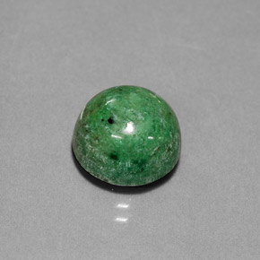 5.88 ct Green Maw-Sit-Sit Stone, Natural Maw-Sit-Sit in Round Cabochon Shape for Sale