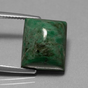 15.54 ct Green Maw-Sit-Sit Gemstone, Maw-Sit-Sit Gem in Baguette Cabochon Shape for Sale.