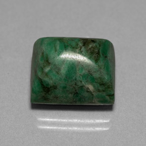 15.54 ct Green Maw-Sit-Sit Stone, Natural Maw-Sit-Sit in Baguette Cabochon Shape for Sale