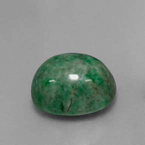 6.54 ct Green Maw-Sit-Sit Stone, Natural Maw-Sit-Sit in Oval Cabochon Shape for Sale