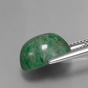 Maw-Sit-Sit Gemstone in 12 x 10 mm (calibrated) Size for Sale, Maw-Sit-Sit Stone in Green Color