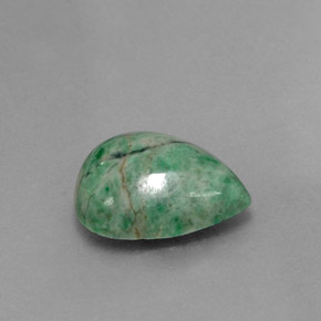 3.18 ct Green Maw-Sit-Sit Stone, Natural Maw-Sit-Sit in Pear Cabochon Shape for Sale