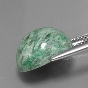 Maw-Sit-Sit Gemstone in 13.5 x 11.1 mm Size for Sale, Maw-Sit-Sit Stone in Green Color