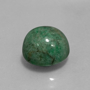 5.08 ct Green Maw-Sit-Sit Stone, Natural Maw-Sit-Sit in Round Cabochon Shape for Sale