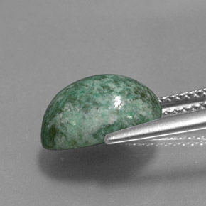 Maw-Sit-Sit Gemstone in 11.3 x 8.5 mm Size for Sale, Maw-Sit-Sit Stone in Green Color