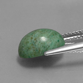 Maw-Sit-Sit Gemstone in 11 x 8.2 mm Size for Sale, Maw-Sit-Sit Stone in Green Color