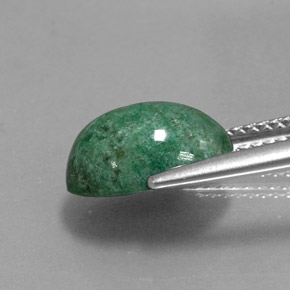Maw-Sit-Sit Gemstone in 11.1 x 8.1 mm Size for Sale, Maw-Sit-Sit Stone in Green Color