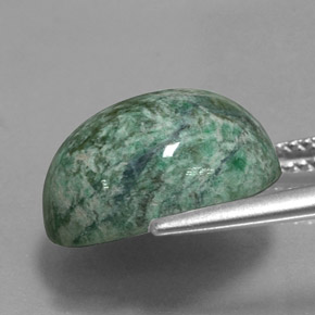 Maw-Sit-Sit Gemstone in 14 x 12 mm (calibrated) Size for Sale, Maw-Sit-Sit Stone in Green Color