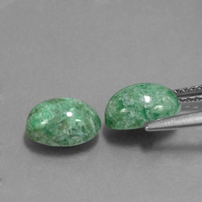 Maw-Sit-Sit Gemstone in 8.1 x 5.7 mm Size for Sale, Maw-Sit-Sit Stone in Green Color