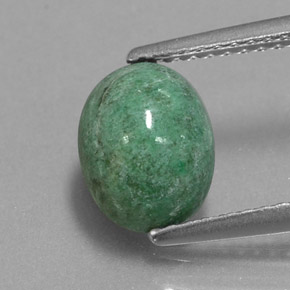 2.13 ct Green Maw-Sit-Sit Gemstone, Maw-Sit-Sit Gem in Oval Cabochon Shape for Sale.