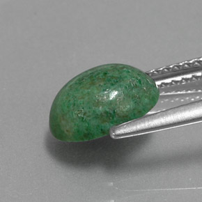 Maw-Sit-Sit Gemstone in 9.2 x 7.5 mm Size for Sale, Maw-Sit-Sit Stone in Green Color