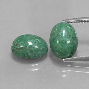 6.90 ct Green Maw-Sit-Sit Gemstone, Maw-Sit-Sit Gem in Oval Cabochon Shape for Sale.