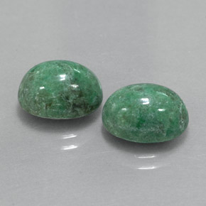 7.36 ct Green Maw-Sit-Sit Stone, Natural Maw-Sit-Sit in Oval Cabochon Shape for Sale