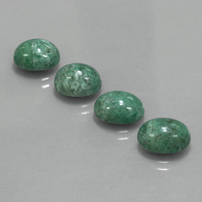 Maw-Sit-Sit Gemstone in 9.6 x 7.6 mm Size for Sale, Maw-Sit-Sit Stone in Green Color