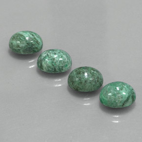 9.87 ct Green Maw-Sit-Sit Gemstone, Maw-Sit-Sit Gem in Oval Cabochon Shape for Sale.