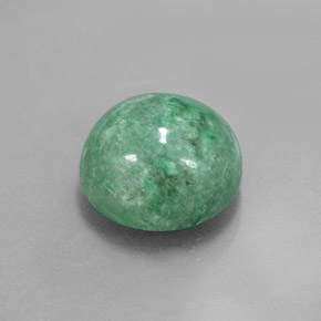 6.62 ct Green Maw-Sit-Sit Stone, Natural Maw-Sit-Sit in Round Cabochon Shape for Sale