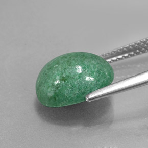 Maw-Sit-Sit Gemstone in 10.9 x 8.3 mm Size for Sale, Maw-Sit-Sit Stone in Green Color