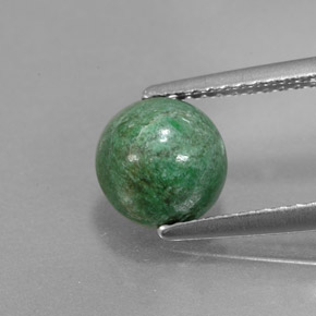 1.79 ct Green Maw-Sit-Sit Gemstone, Maw-Sit-Sit Gem in Round Cabochon Shape for Sale.