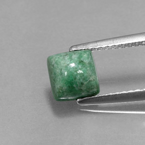 1.51 ct Green Maw-Sit-Sit Gemstone, Maw-Sit-Sit Gem in Square Cabochon Shape for Sale.