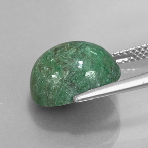Maw-Sit-Sit Gemstone in 12.4 x 10.5 mm Size for Sale, Maw-Sit-Sit Stone in Pale Pine Green Color